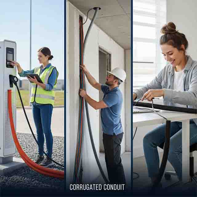 pp corrugated conduit