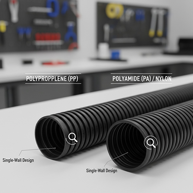 PP vs PA Corrugated Conduit: Full Comparison for Engineers, Contractors & Procurement Teams