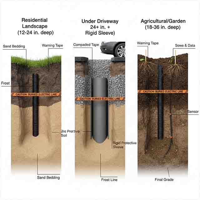 buried corrugated conduit